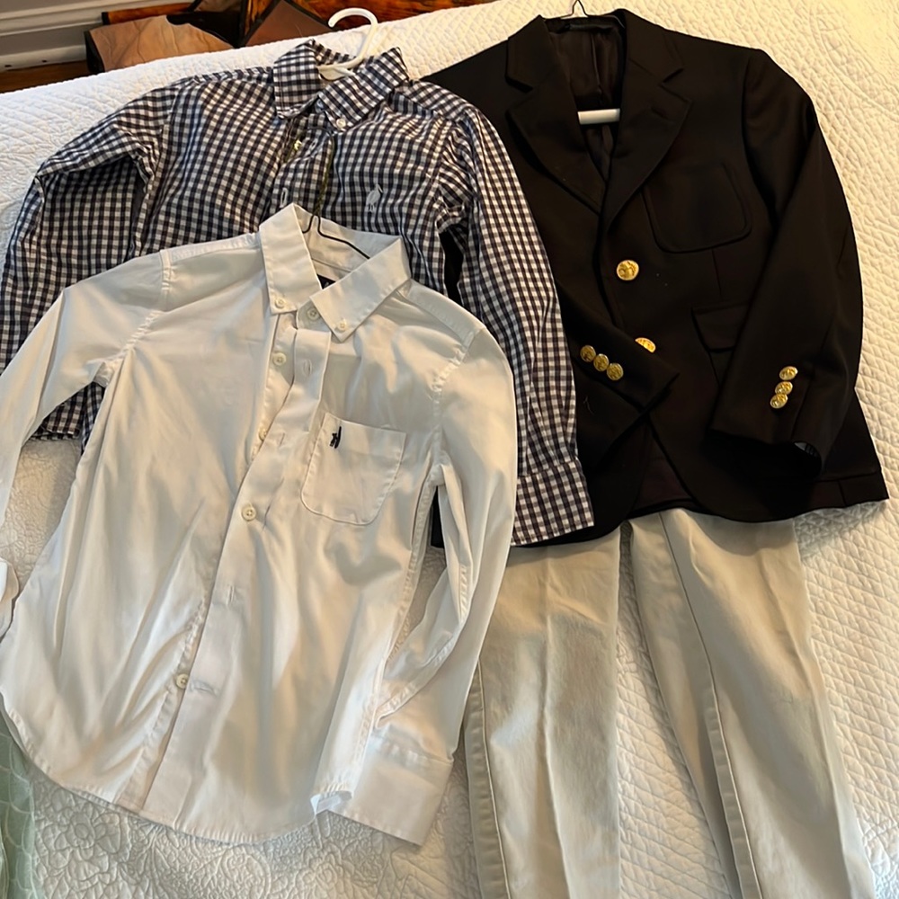 Boys 5-6 dress clothes bundle. Brooks Brothers, Johnnie-O, Beaufort Bonnet.
